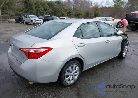 2015 Toyota Corolla Le from USA, damaged, VIN 2T1BURHE8FC239506